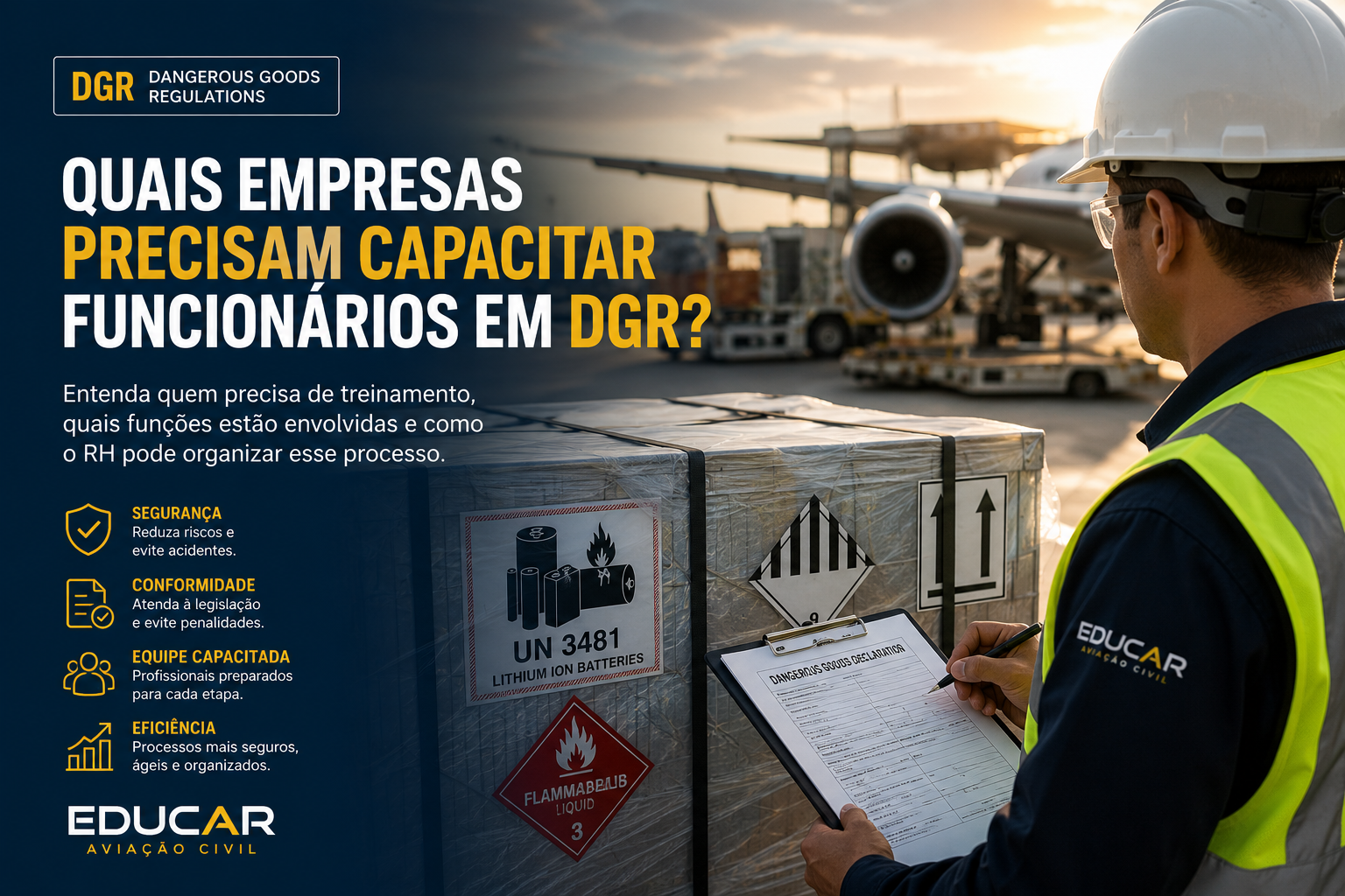 Quais empresas precisam capacitar funcionários em DGR